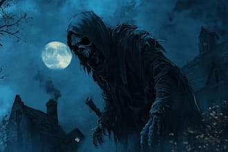 do horror character art and horror character