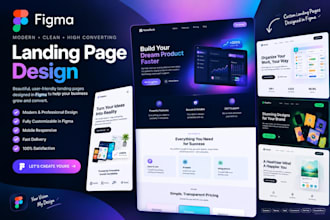 design awesome website or landing page