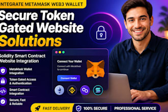 token gated website integration for secure web3