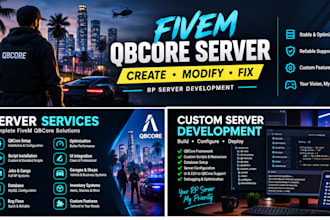 create or modify your fivem qbcore