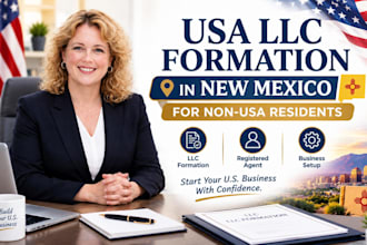 do USA llc formation in new mexico for non USA resident