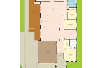 redraw real estate 2d floor plan and site plan