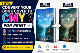 convert your book cover to cmyk for print