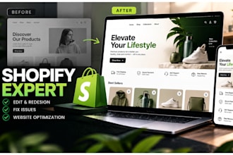 edit shopify redesign shopify fix shopify website optimization as shopify expert