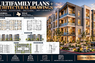 create multifamily plans and architectural drawings in georgia, texas