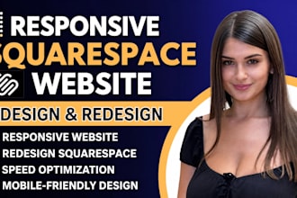 develop squarespace website design or redesign squarespace website development