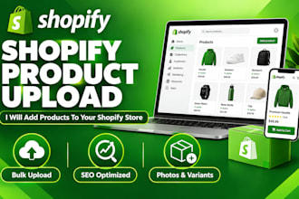 do shopify product listing and add products to your store