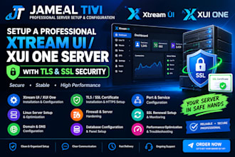 setup a professional xtream ui , xui one tls with ssl security
