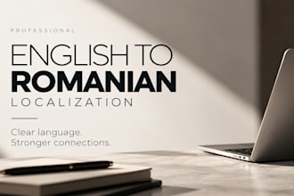 localize english content into natural romanian
