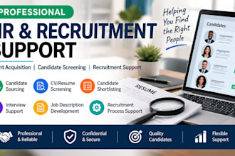 professional recruitment and talent acquisition support
