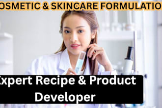 do cosmetic formulation, skincare, haircare, and perfume formula