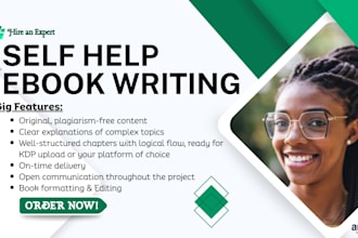 write self help ebook, wellness, mental health, personal development ebook