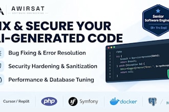 refactor, secure, and fix your ai generated web app