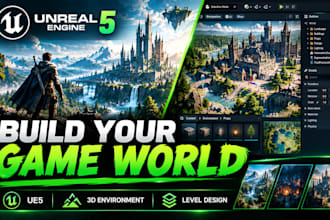 create unreal engine 5 game environments and vfx