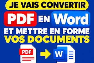 convertir PDF en word et mettre en forme vos documents
