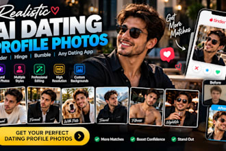 create realistic ai photos for tinder hinge and dating profiles