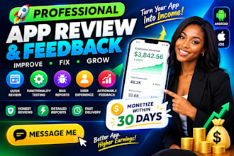 qa review and test ios app, website review, and andriod app user experience
