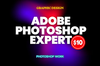 do photoshop work, graphic design, and mockups