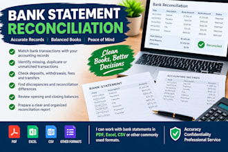 do bank statement reconciliation stubs and bookkeeping