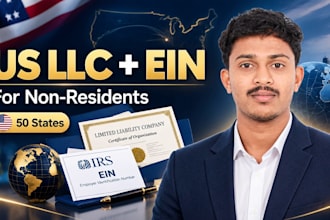 do llc registration in USA for non residents with ein number