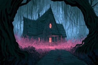fantasy horror and fantasy horror character art