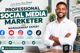 be your professional social media marketer and brand growth expert