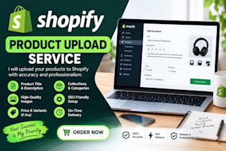 shopify product upload service