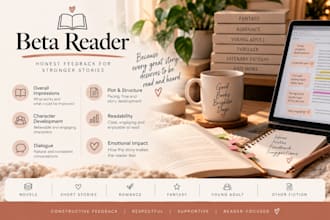 beta reading and constructive feedback for fiction