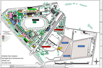 create isometric event map, vector 3d festival and venue map