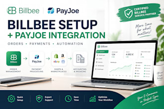 setup billbee, payjoe for your  business as a certified billbee service partner