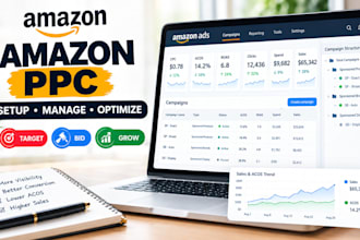 setup amazon fba PPC and manage amazon PPC campaign and ads campaign