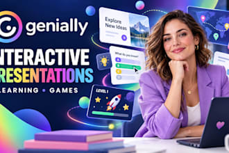 genially interactive presentation, genially instructional design, genially games