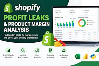 analyze shopify profit leaks and product margins