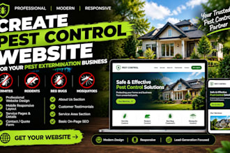 create pest control website pest extermination pest removal service
