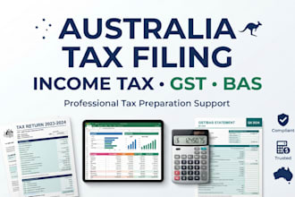 do australia tax filing, income tax and gst bas filing