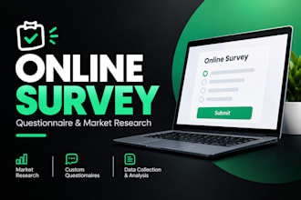 create online survey, questionnaire and conduct market research