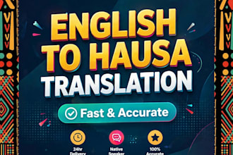 translate english to hausa accurately
