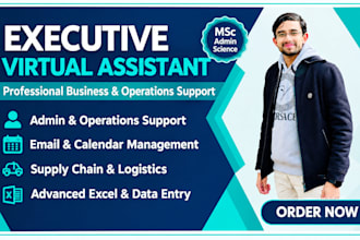 be your executive virtual assistant and operations manager