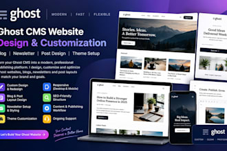customize ghost cms website ghost blog newsletter writer craft post design setup