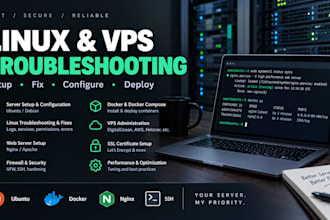 fix, configure and troubleshoot your linux ubuntu vps server