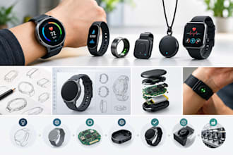 design wearable electronic products, smart devices and cad