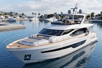 create realistic 3d boat model, 3d yatch design, 3d ship cad model, boat render