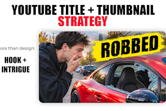 create strategic youtube thumbnails and titles