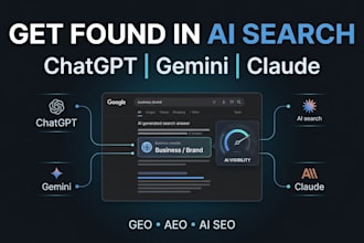 build ai visiblity score to rank in chatgpt claude gemini with GEO aeo ai SEO