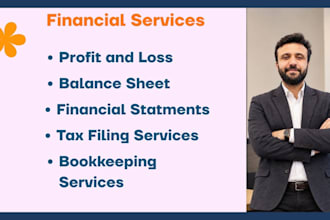 make profit and loss, balance sheet and financial statements as your CPA