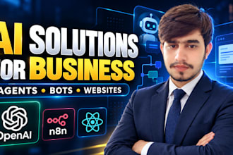 build ai agents, bots and websites for your business