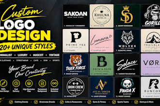 design luxury streetwear clothing brand logo