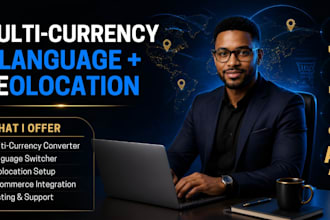 setup ecommerce multi currency converter language switcher and geolocation