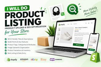 do product listing and upload