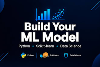 build a machine learning model using python and scikit learn